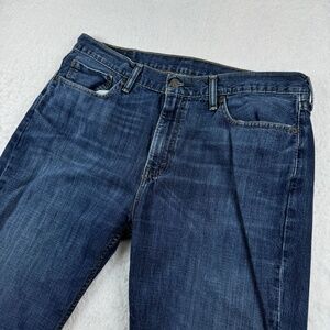 Levi's 514 Jeans Mens Size 36x29 Blue Straight Medium Wash Denim Casual 5 Pocket